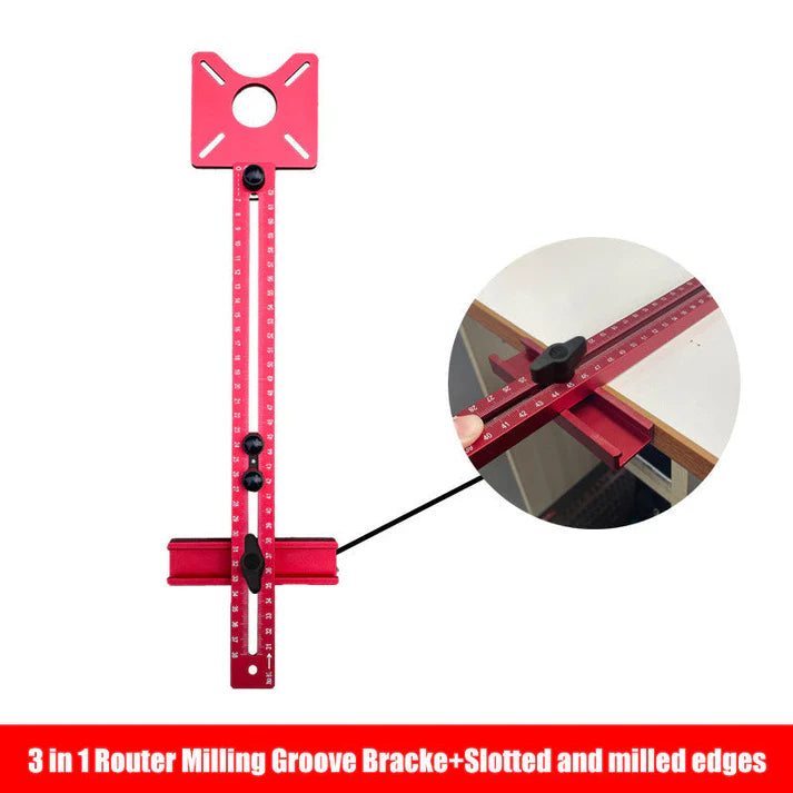 🔥Sale 30% Off🔥3 in 1 Router Milling Groove Bracket